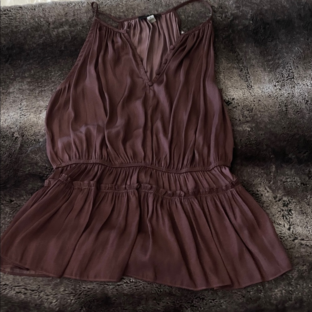 Tahari deep purple  Tank Top M